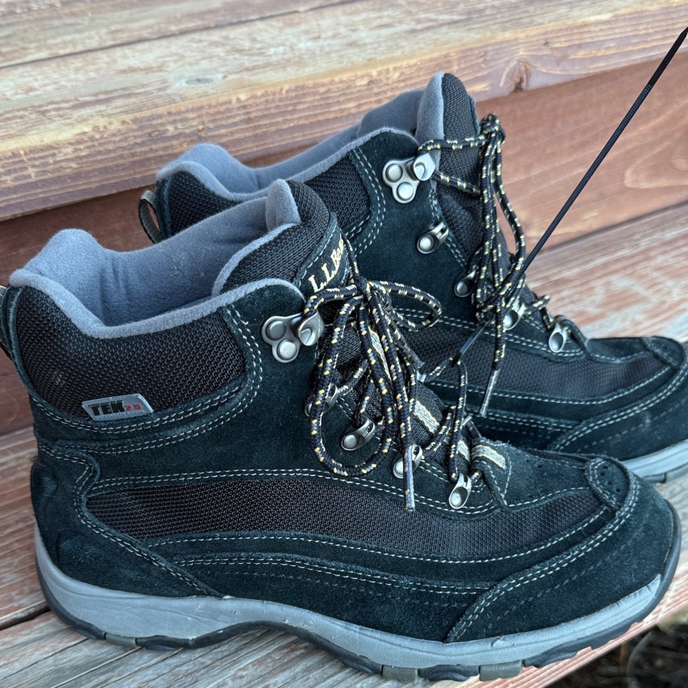 L.L. Bean Women’s Black and Gray Hiking Boots